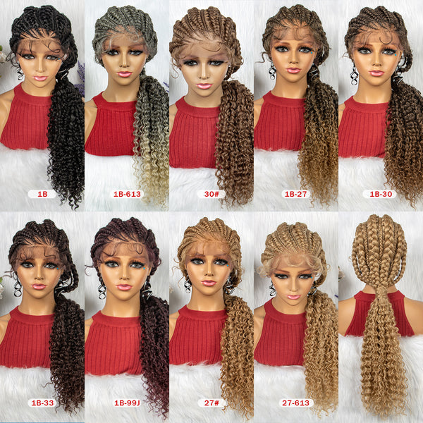 Long Synthetic Hair Braided Wigs