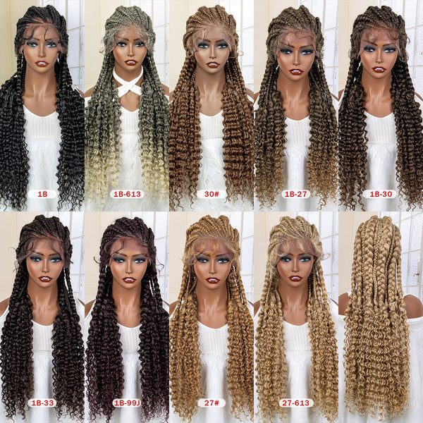 Long Synthetic Hair Braided Wigs