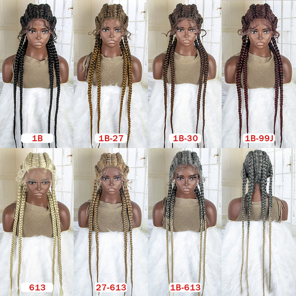 Long Synthetic Hair Braided Wigs
