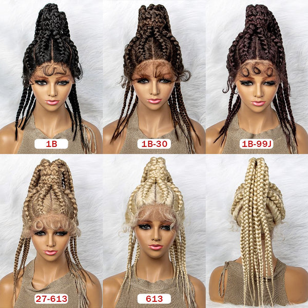 Long Synthetic Hair Braided Wigs