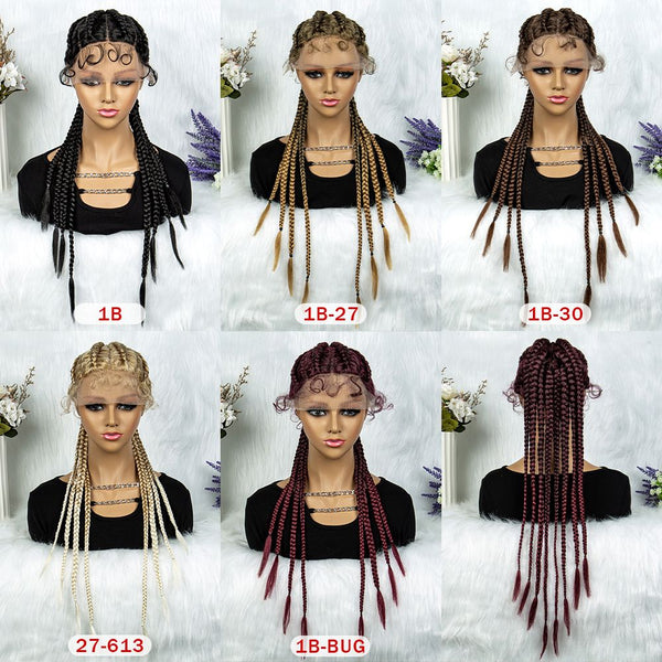 Long Synthetic Hair Braided Wigs