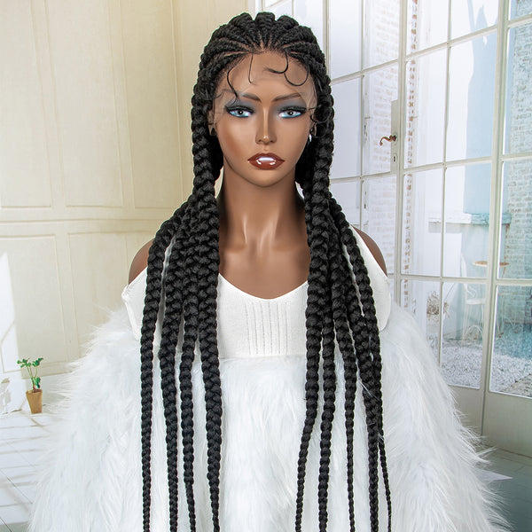 Long Synthetic Hair Braided Wigs