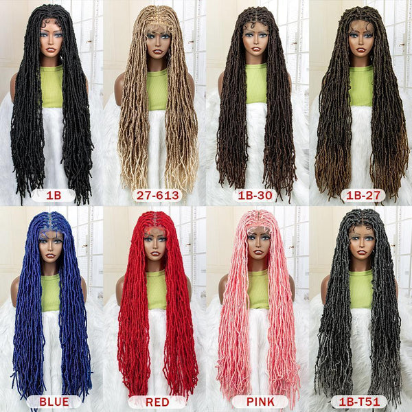Full Lace Synthetic Hair Braided Wigs -016