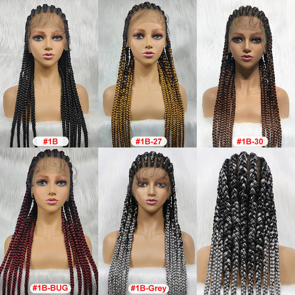 Long Synthetic Hair Braided Wigs
