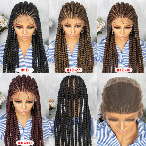 Long Synthetic Hair Braided Wigs