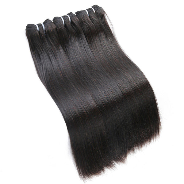15A Silky Straight Double Drawn Human Hair 3 Bundles