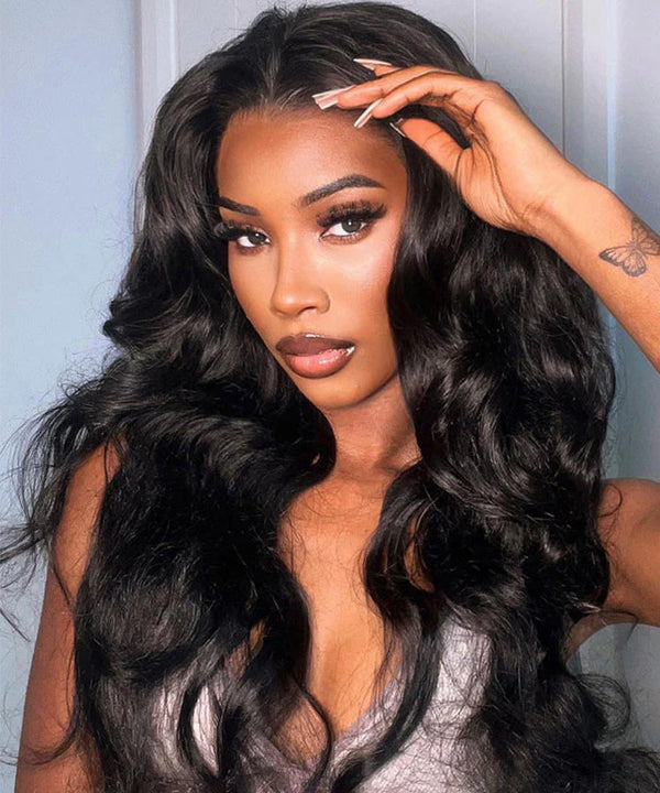 Body Wave Virgin Human Hair 13x4 Lace Frontal Wig